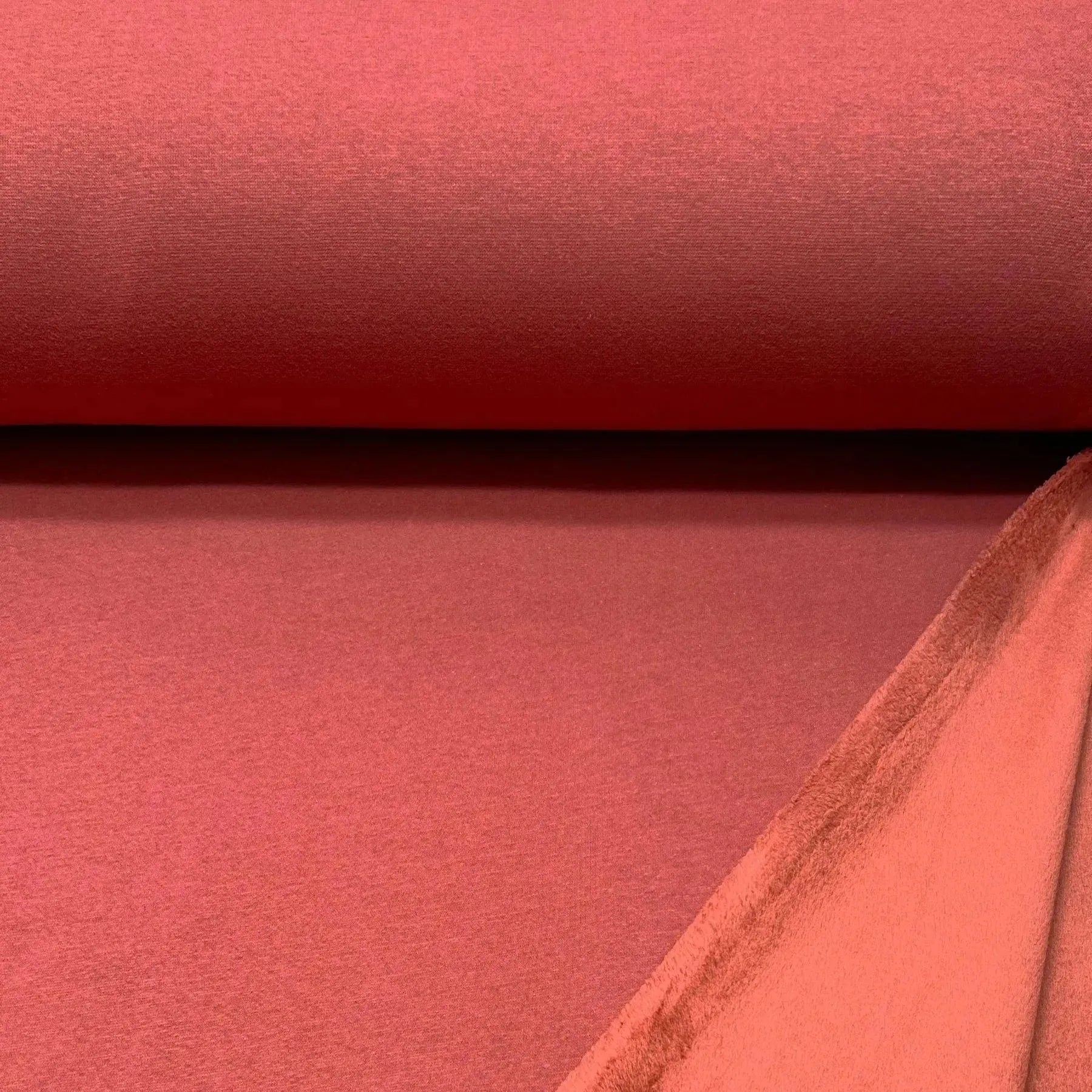 Tissu Sweat polaire alpine terre