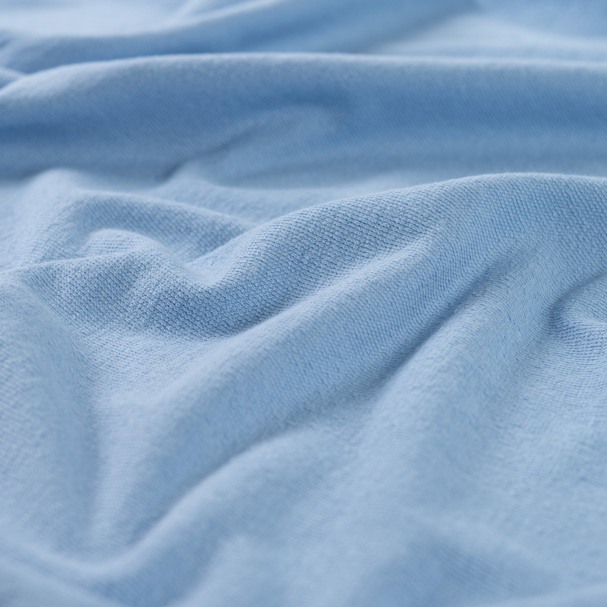 Tissu Tricot bleu clair