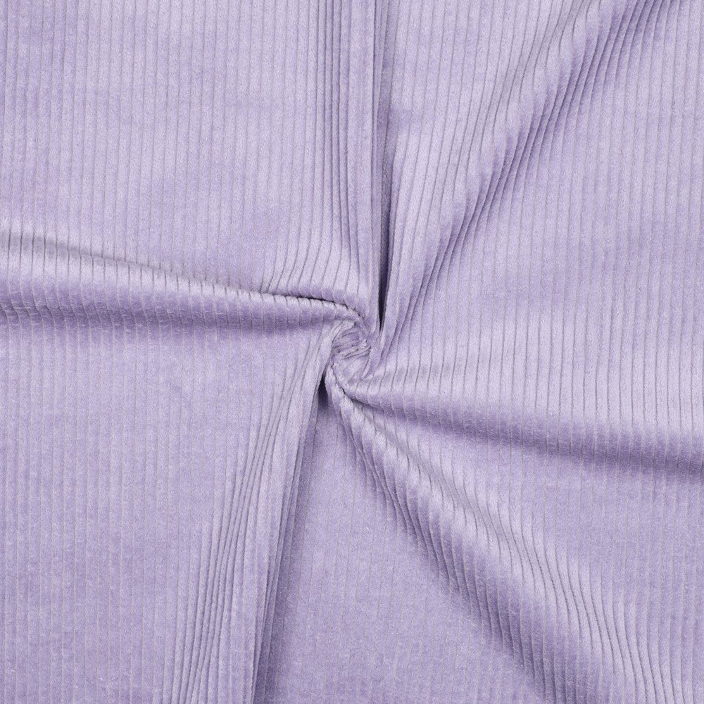 Tissu Velours Uni Lila