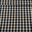 Tissu Vichy Grand Carreau Noir