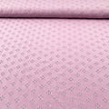 Tissu Viscose Broderie Anglaise Lilas