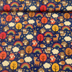 French Terry Fabric Forest - Animals - Rainbow