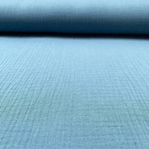 Tissus double gaze bio jeans