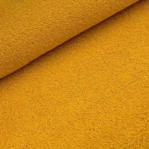 Tissus éponge ocre