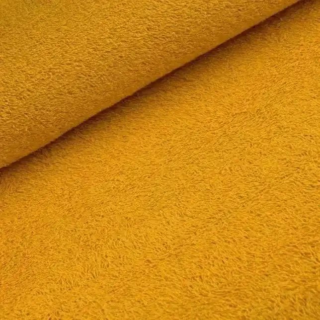 Tissus éponge ocre