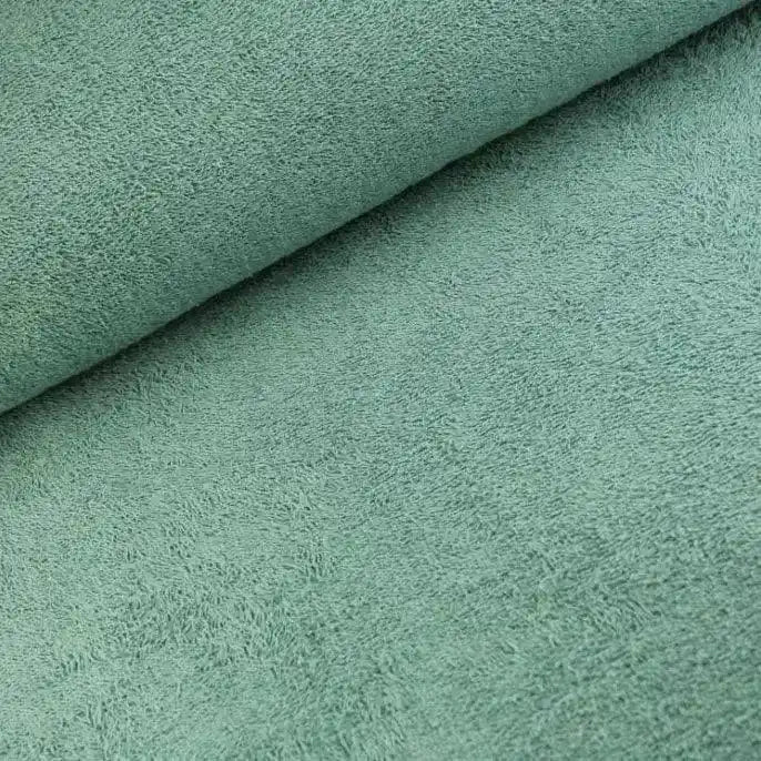 Tissus éponge sauge