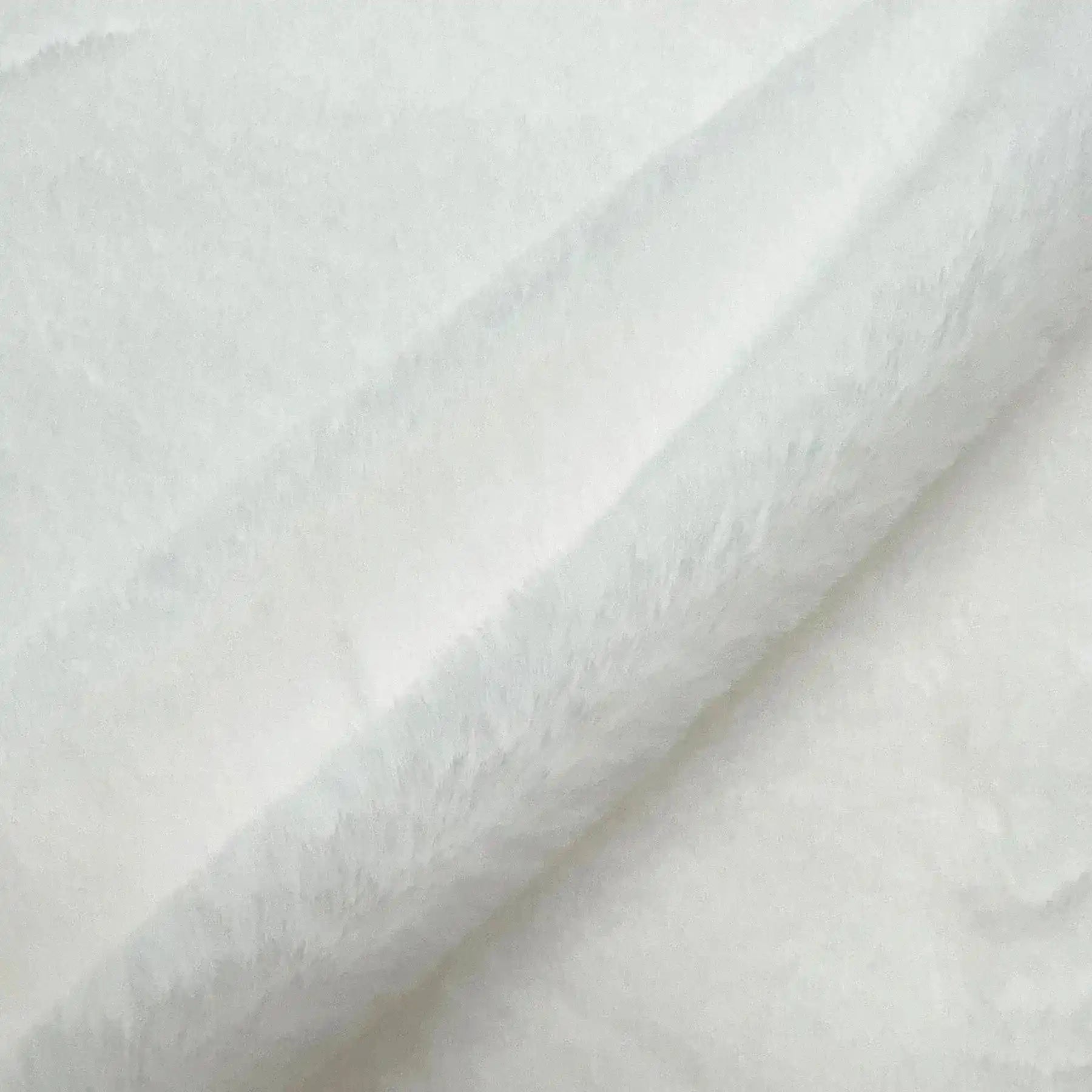 Tissus fausse fourrure blanc