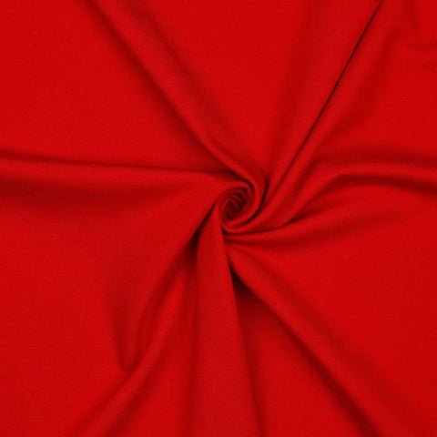 Tissus jersey de punto rouge
