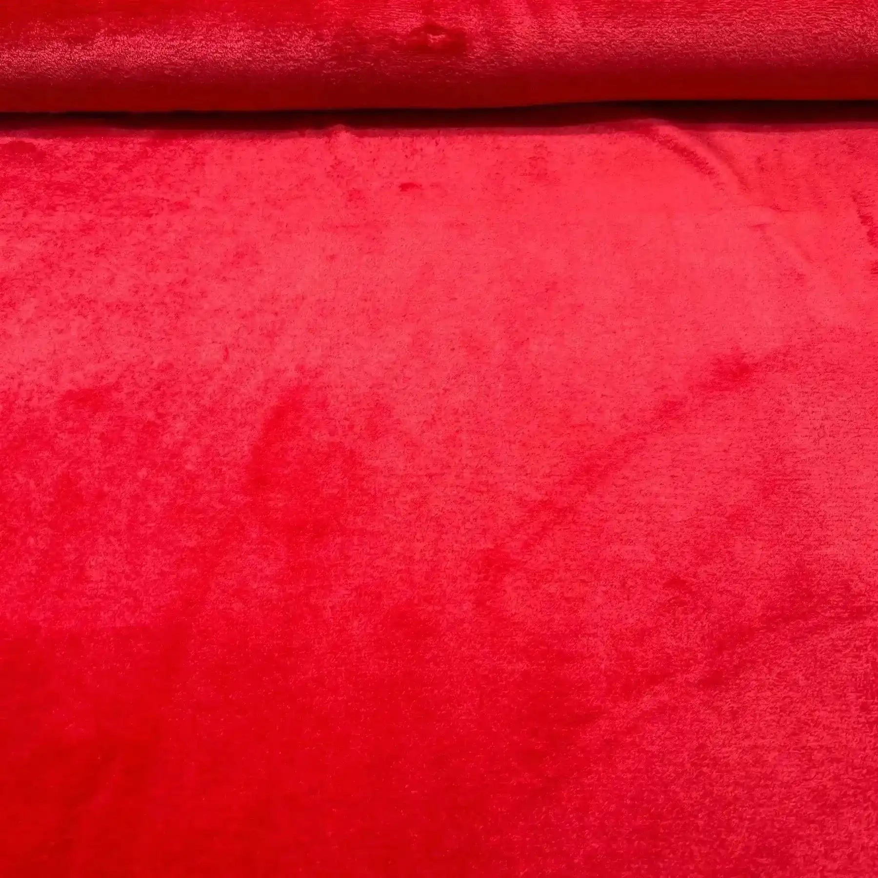 Tissus microfibre rouge