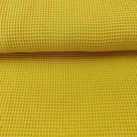 Tissus nid d'abeille ocre