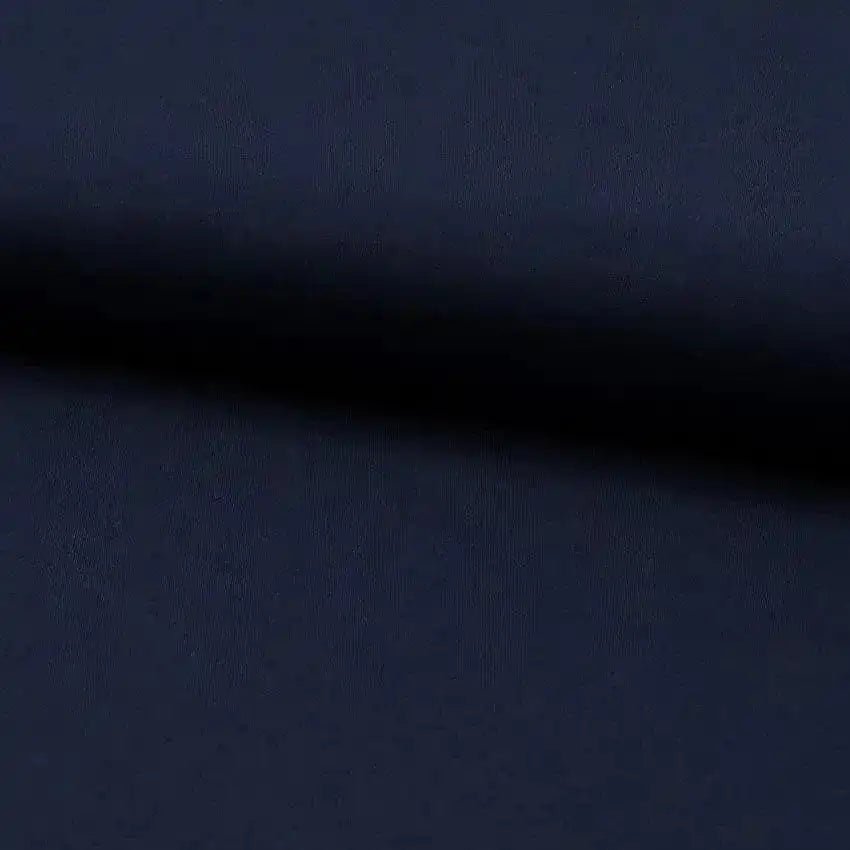 Tissus popeline de coton bio bleu marine foncé